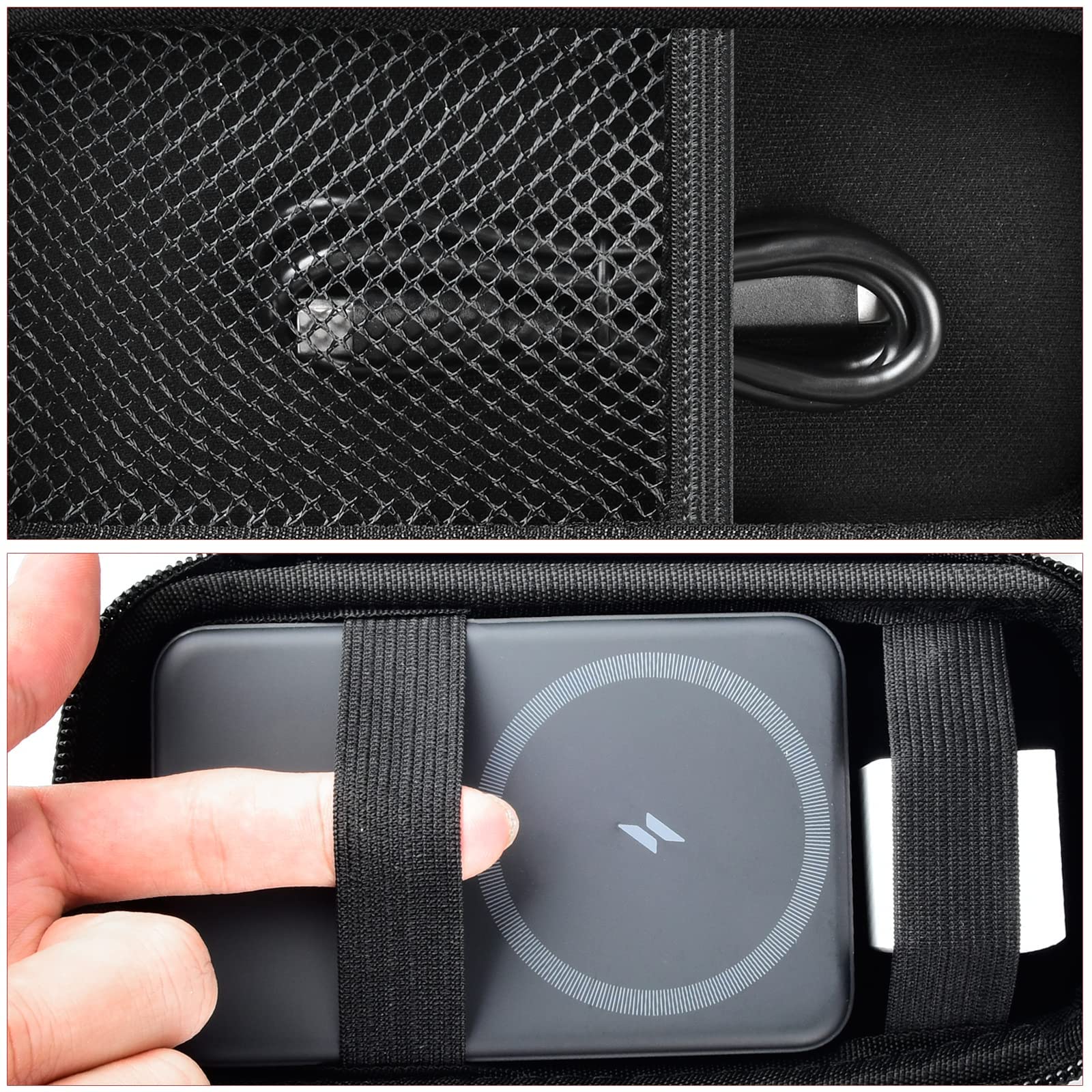 MagSafe Power Bank Carrying Case for Anker 633/622/621/321 Magnetic Battery – Shockproof Travel Storage Organizer