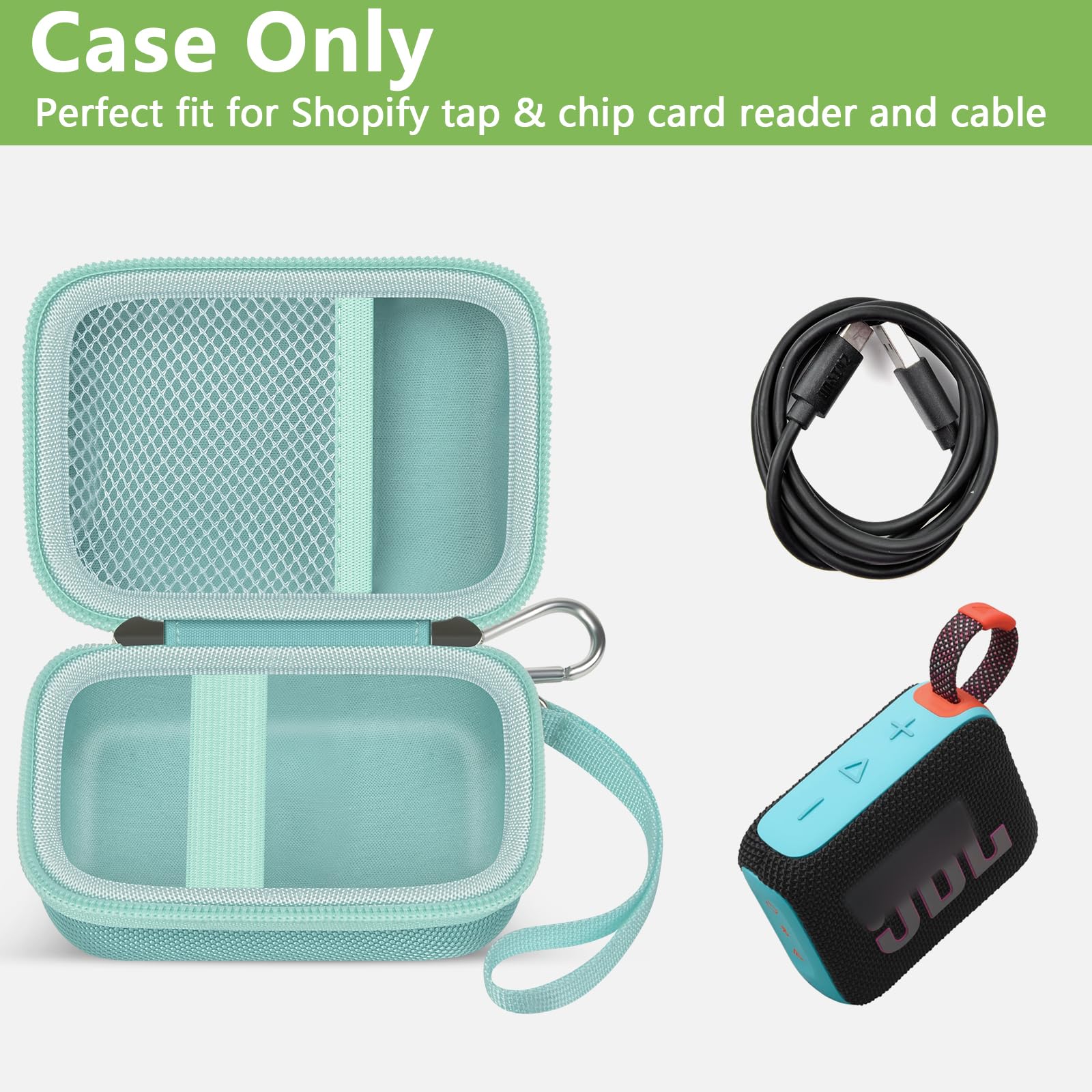 Travel Case for JBL Go 4 / Go 3 / Go 2 Speaker – Shockproof Portable Storage Organizer