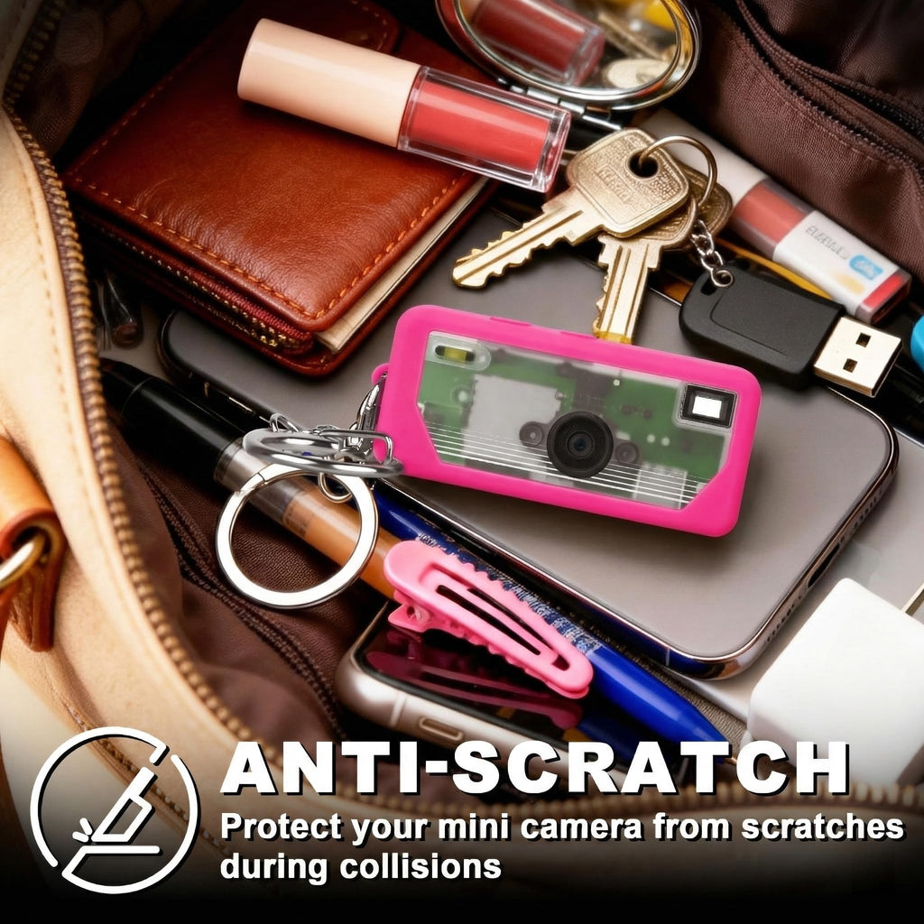 Silicone Case for Kodak Charmera Keychain Camera – Cute Protective Cover for Mini Digital Camera