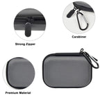 Hard Carrying Case for Crucial X10/X9 Pro Portable SSD–Shockproof External SSD Storage Bag with Mesh Pocket