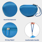 Shockproof Foldable Headphone Travel Case with Mesh Pocket – Compatible with Solo and Studio