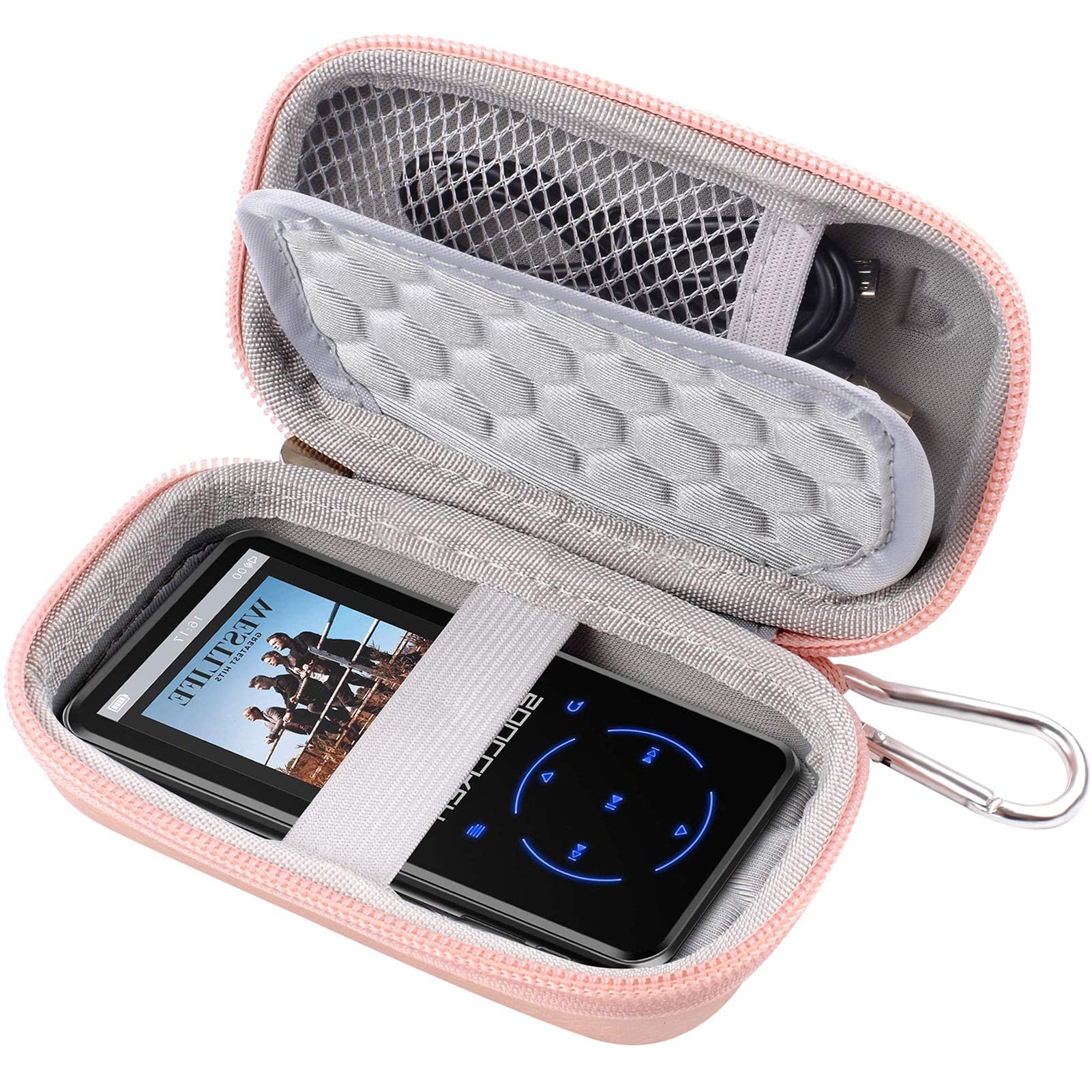 Portable MP3 / MP4 Player Case – Protective Travel Organizer for Music Players and Accessories