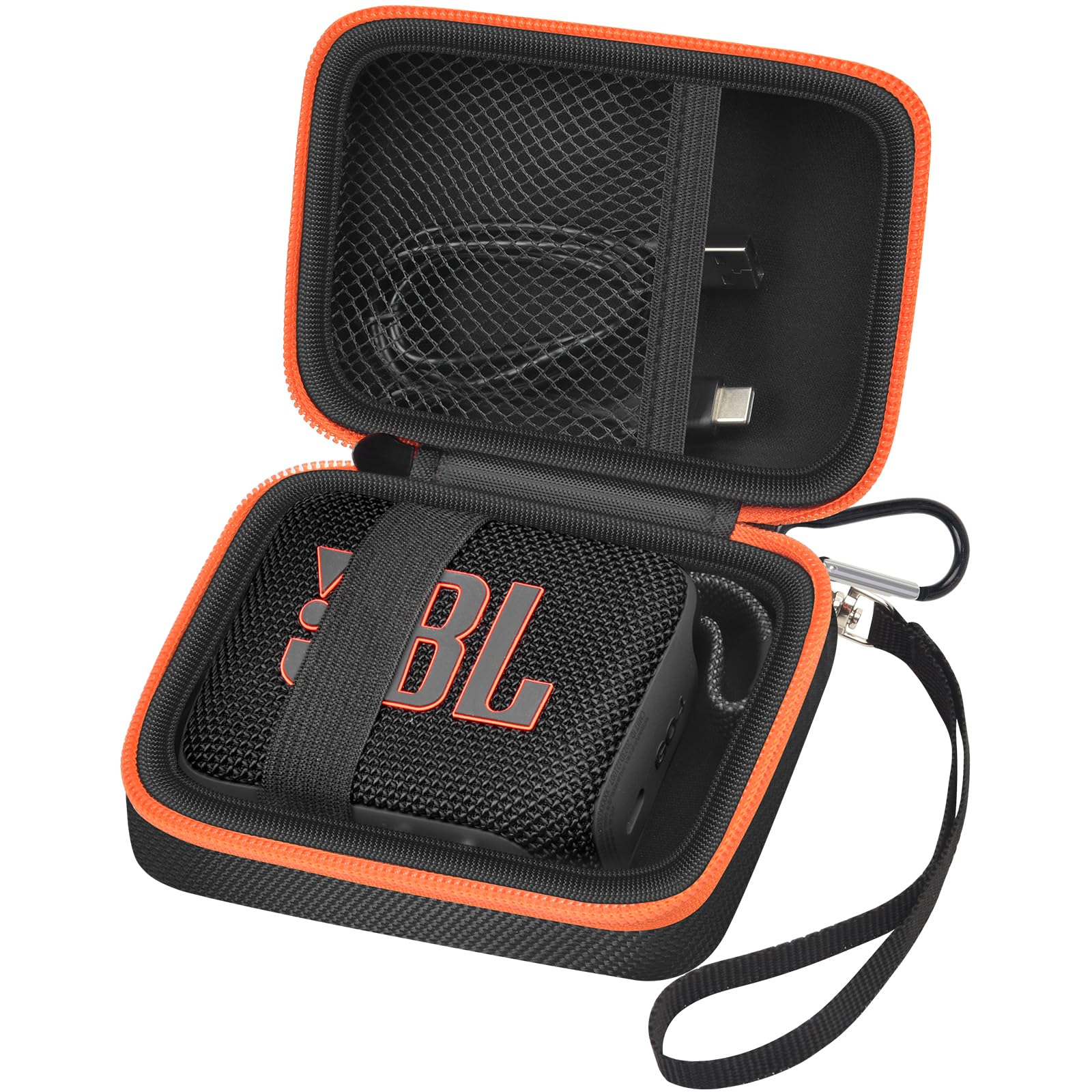 Travel Case for JBL Go 4 / Go 3 / Go 2 Speaker – Shockproof Portable Storage Organizer