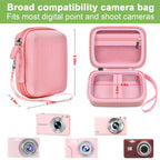 Digital Camera Case For VAHOIALD, Kodak and More | Protective Bag with SD Card Holder