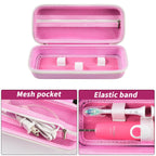 Electric Toothbrush Travel Case for Oral-B and Philips Sonicare - Waterproof Holder Bag