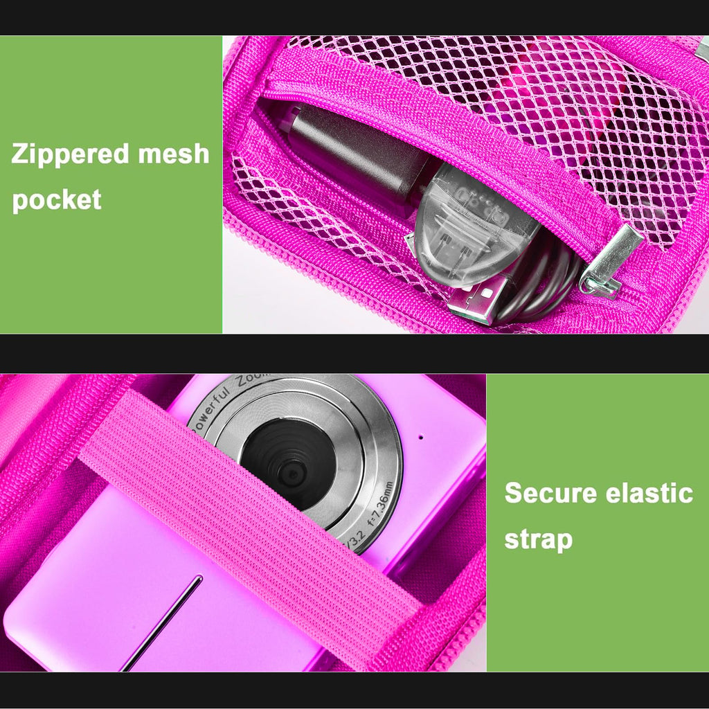 Digital Camera Case For VAHOIALD, Kodak and More | Protective Bag with SD Card Holder
