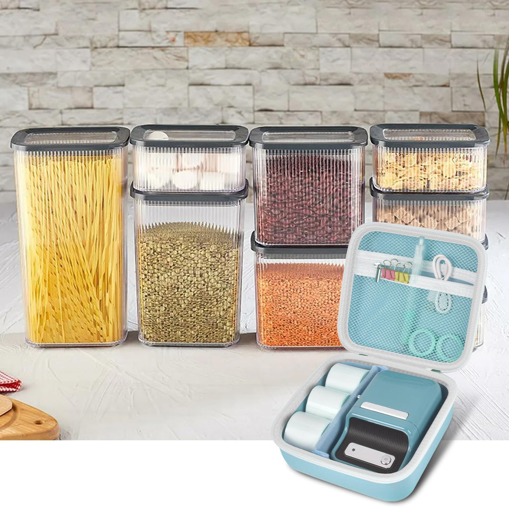 Travel Case for NIIMBOT B21 / B21 Pro / B1 Label Maker – Portable Storage Organizer for Labels and Accessories