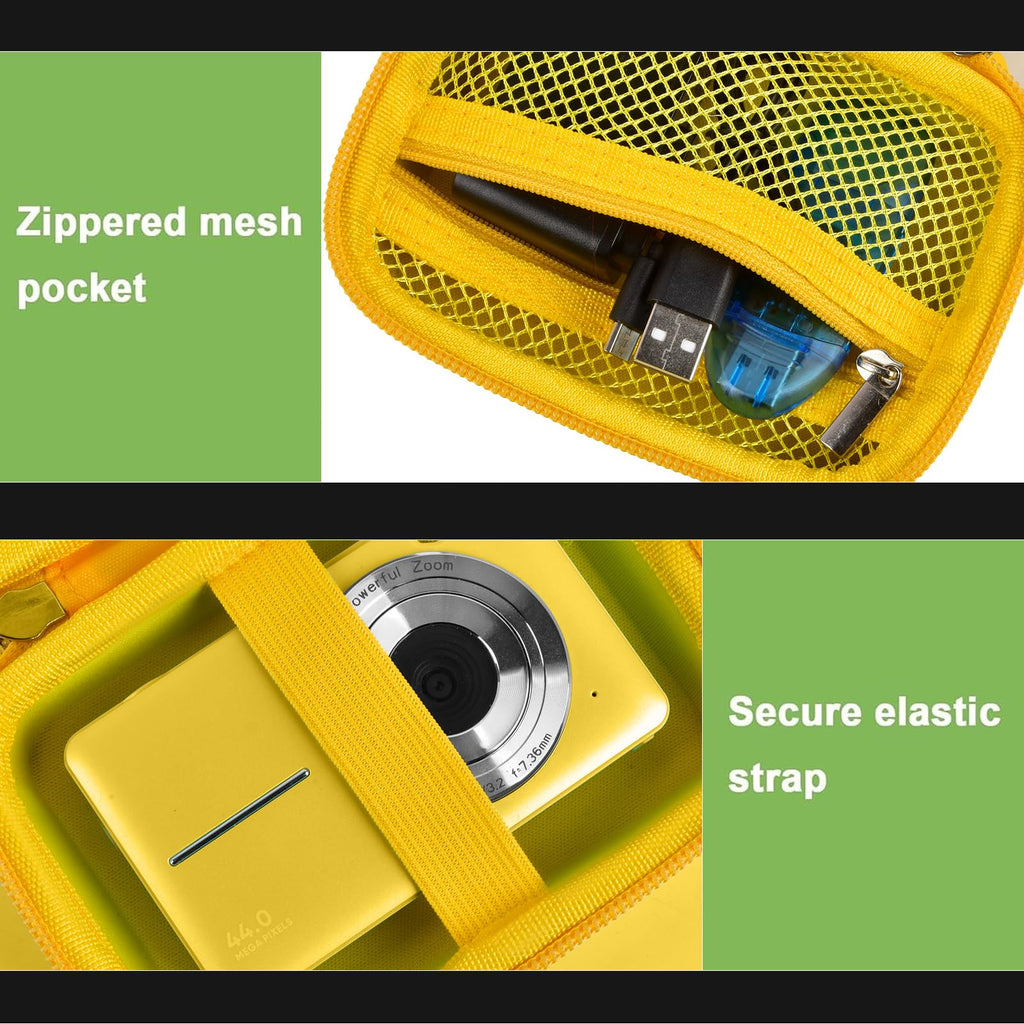 Digital Camera Case For VAHOIALD, Kodak and More | Protective Bag with SD Card Holder