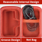 Portable Charger Case for Mini Power Bank, Hard Shell Travel Storage Bag with Cable Pocket