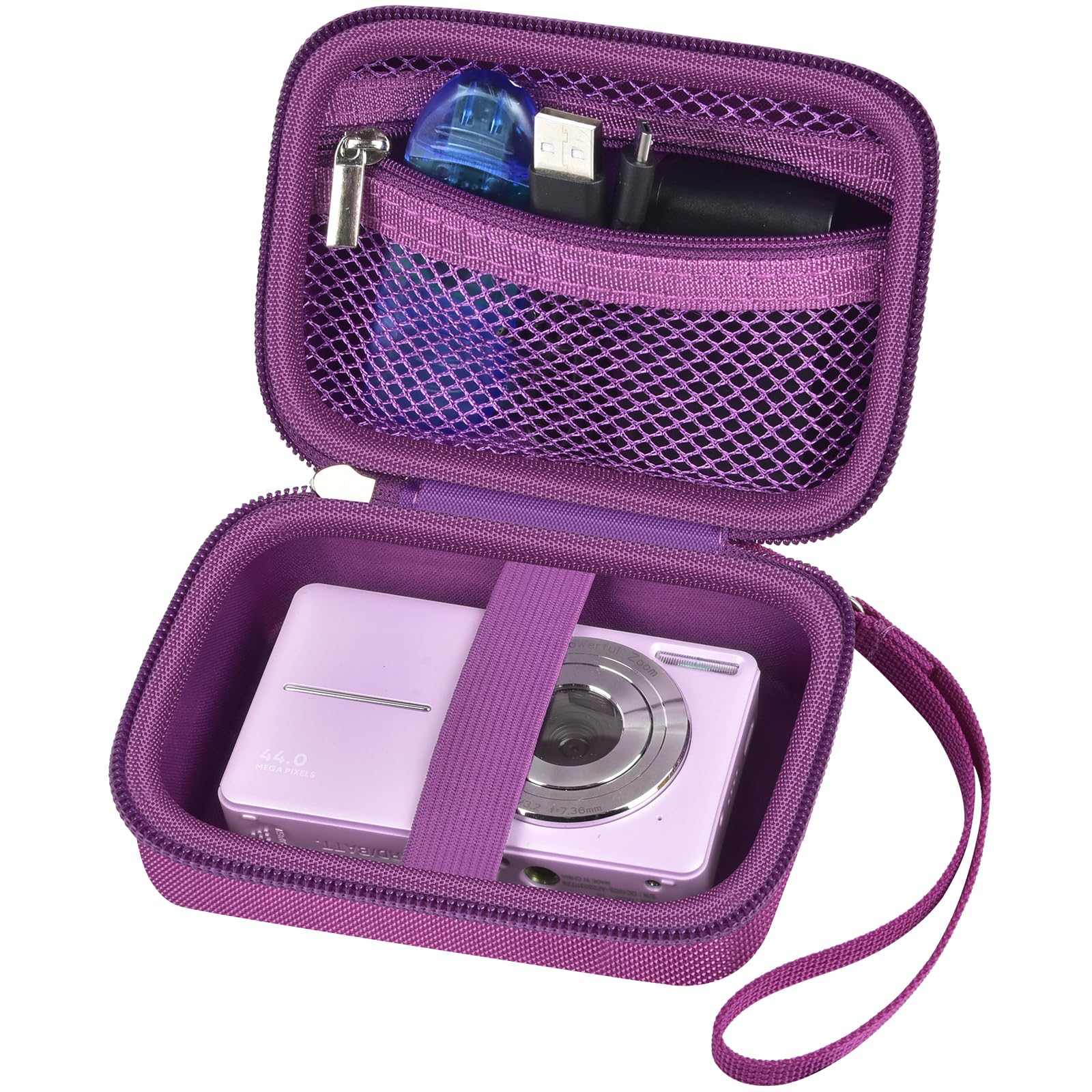 Digital Camera Case For VAHOIALD, Kodak and More | Protective Bag with SD Card Holder