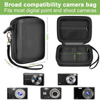 Digital Camera Case For VAHOIALD, Kodak and More | Protective Bag with SD Card Holder