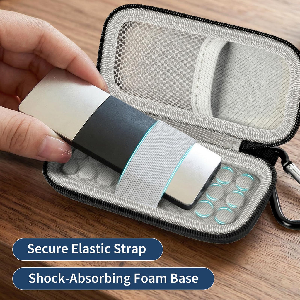 Shockproof Travel Case for KardiaMobile 6L Max – Dual EVA Protection, Use Without Removing