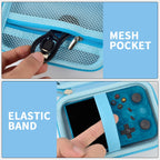 Retro Handheld Console Carrying Case for R36S / RG353V / RG353VS – Shockproof Travel Storage Bag