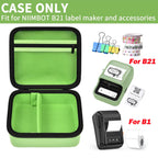 Travel Case for NIIMBOT B21 / B21 Pro / B1 Label Maker – Portable Storage Organizer for Labels and Accessories
