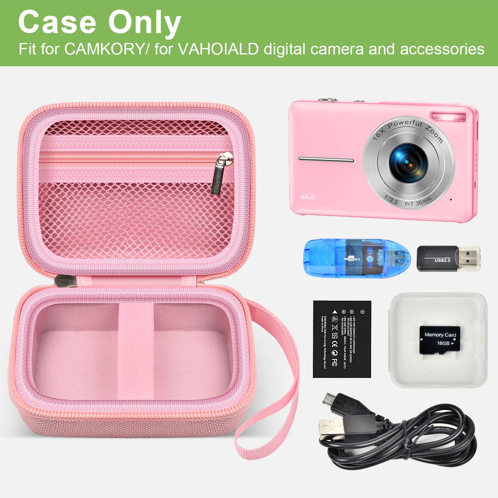 Digital Camera Case For VAHOIALD, Kodak and More | Protective Bag with SD Card Holder