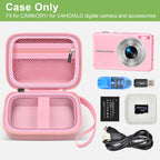 Digital Camera Case For VAHOIALD, Kodak and More | Protective Bag with SD Card Holder