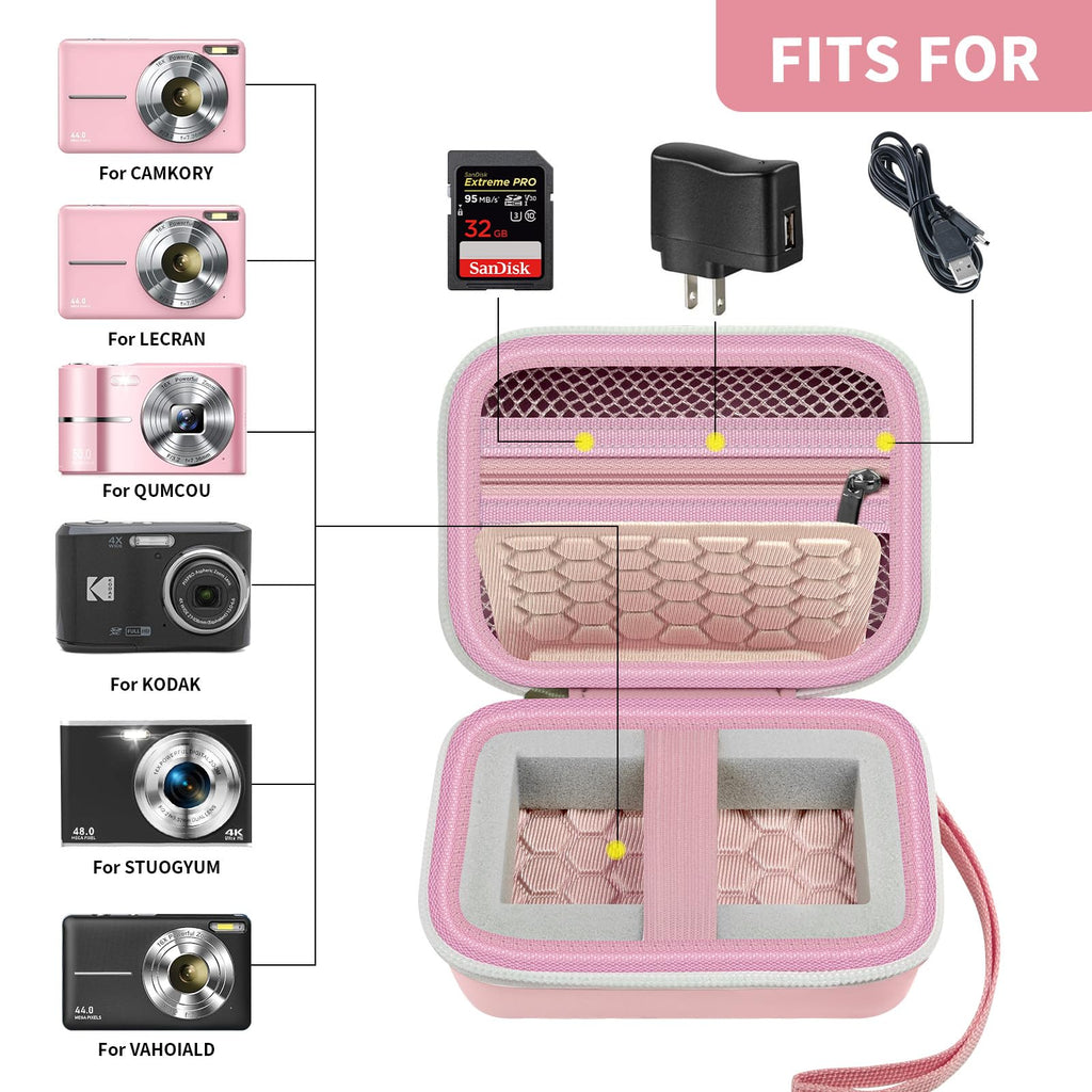 Camera Protective Travel Case For Kodak, Canon and Sony | Lightweight and Portable