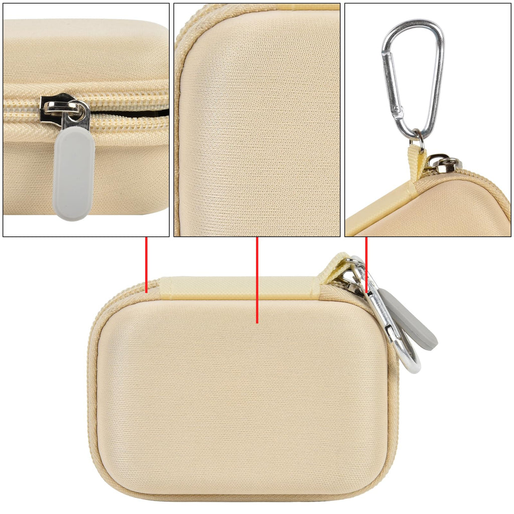 Portable Charger Case for Mini Power Bank, Hard Shell Travel Storage Bag with Cable Pocket