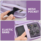 Retro Handheld Console Carrying Case for R36S / RG353V / RG353VS – Shockproof Travel Storage Bag
