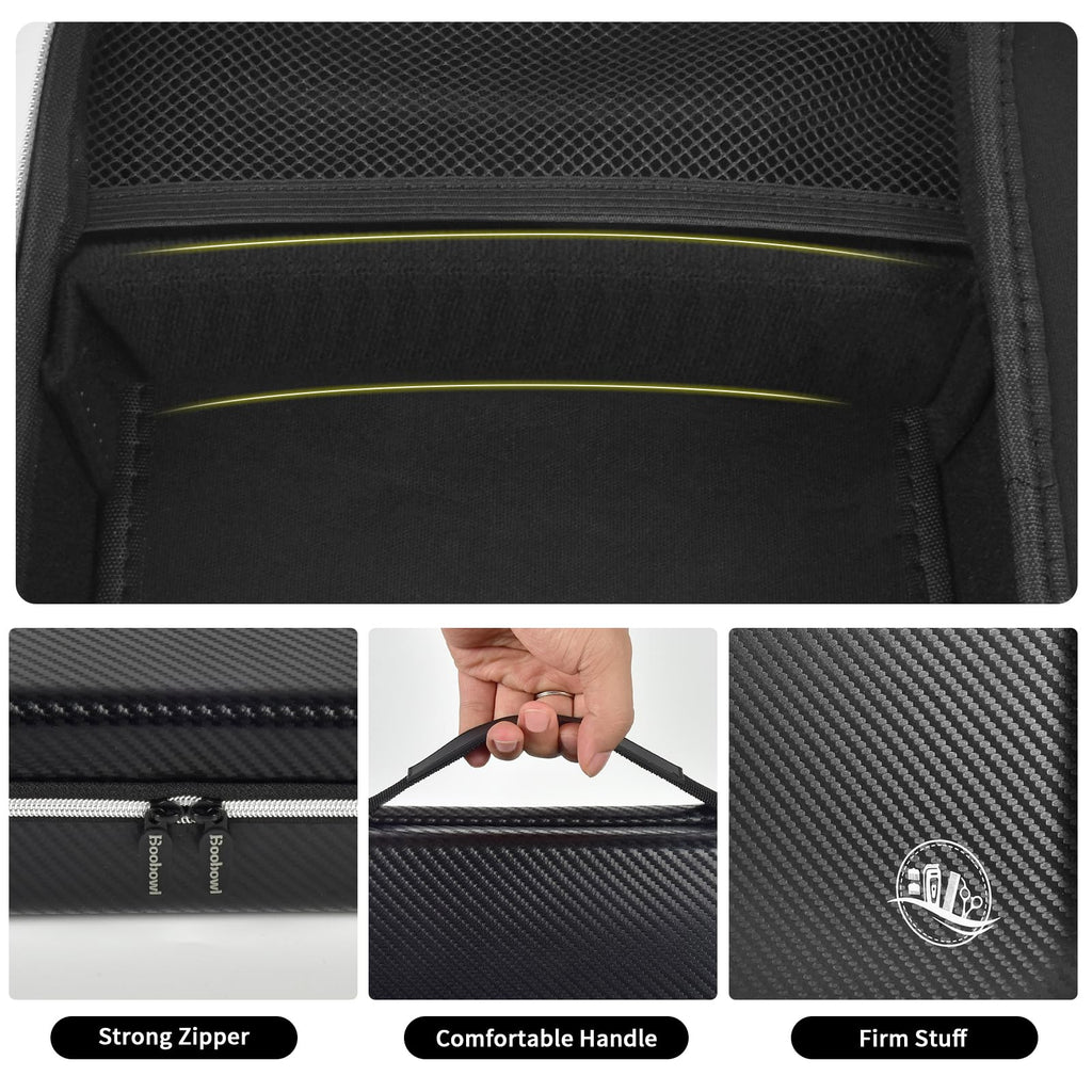 Professional Hair Clipper Travel Case – Portable Barber Organizer for Clippers, Guards and Grooming Tools