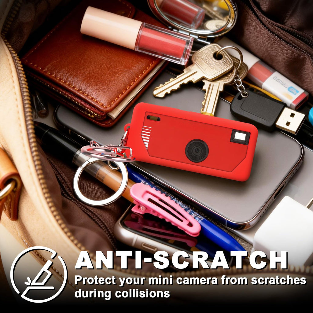 Silicone Case for Kodak Charmera Keychain Camera – Cute Protective Cover for Mini Digital Camera