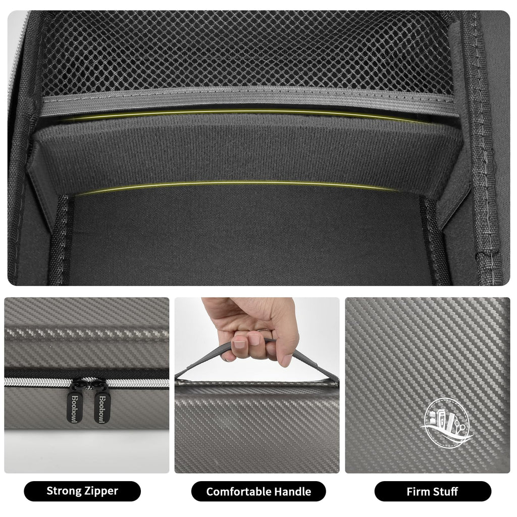 Professional Hair Clipper Travel Case – Portable Barber Organizer for Clippers, Guards and Grooming Tools