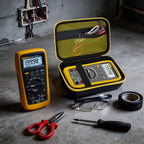 Hard Carrying Case for Fluke Digital Multimeter – Protective Travel Organizer for Meter and Test Leads