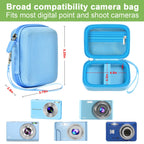 Digital Camera Case For VAHOIALD, Kodak and More | Protective Bag with SD Card Holder