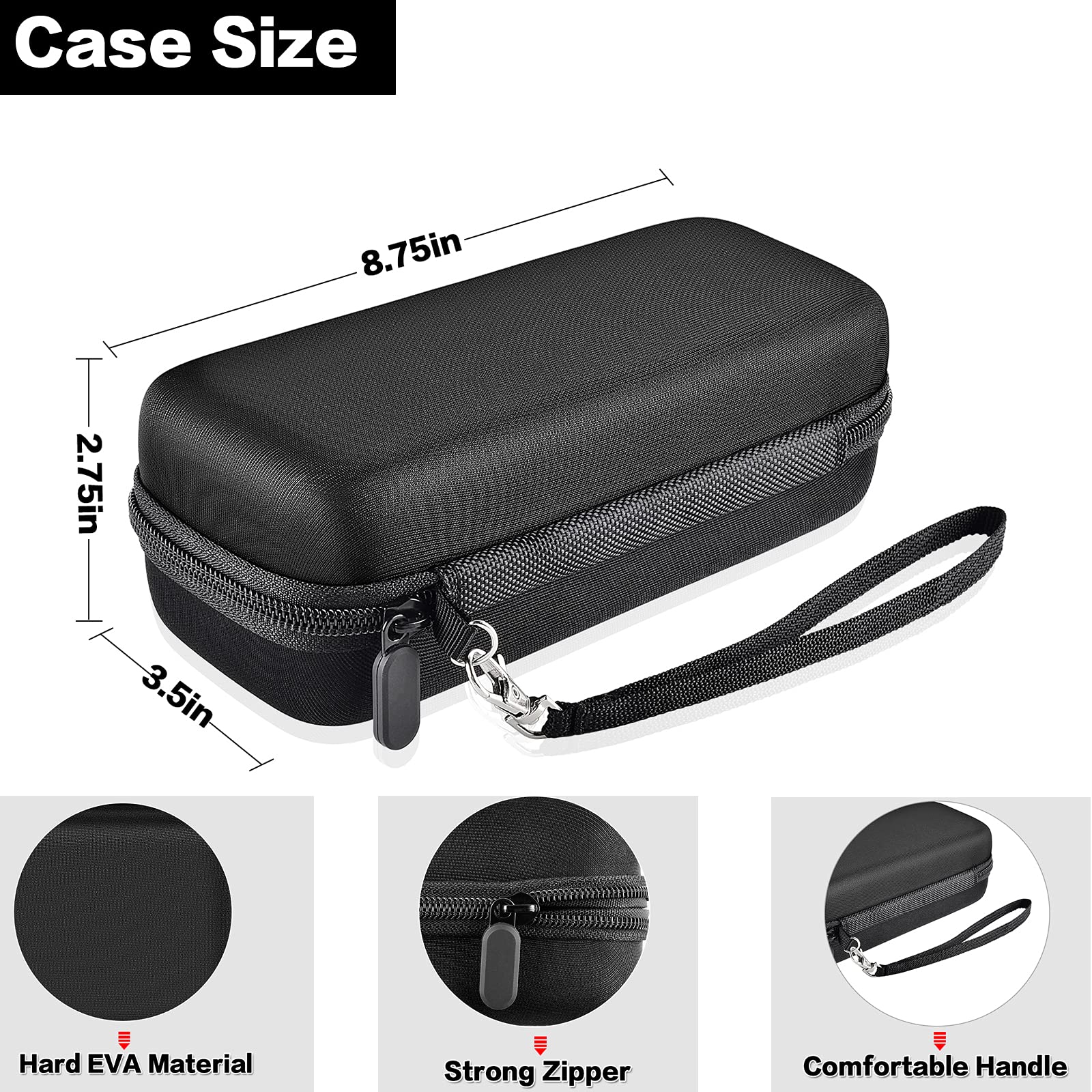 Electric Toothbrush Travel Case for Oral-B and Philips Sonicare - Waterproof Holder Bag