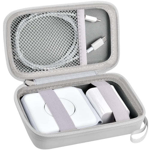 3-in-1 Wireless Charger Travel Case | ALKOO – White – protective case product view