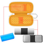Shockproof Travel Case for KardiaMobile 6L Max – Dual EVA Protection, Use Without Removing