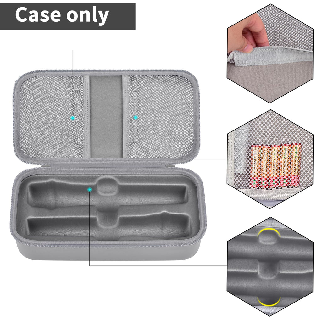 JBL Wireless Microphone Case – Shockproof Hard Shell Travel Bag For Dual Mics and Accessories
