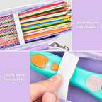 Travel Case for 3Doodler Start+ 3D Printing Pen – Portable Organizer for Pen, Filaments and Charger