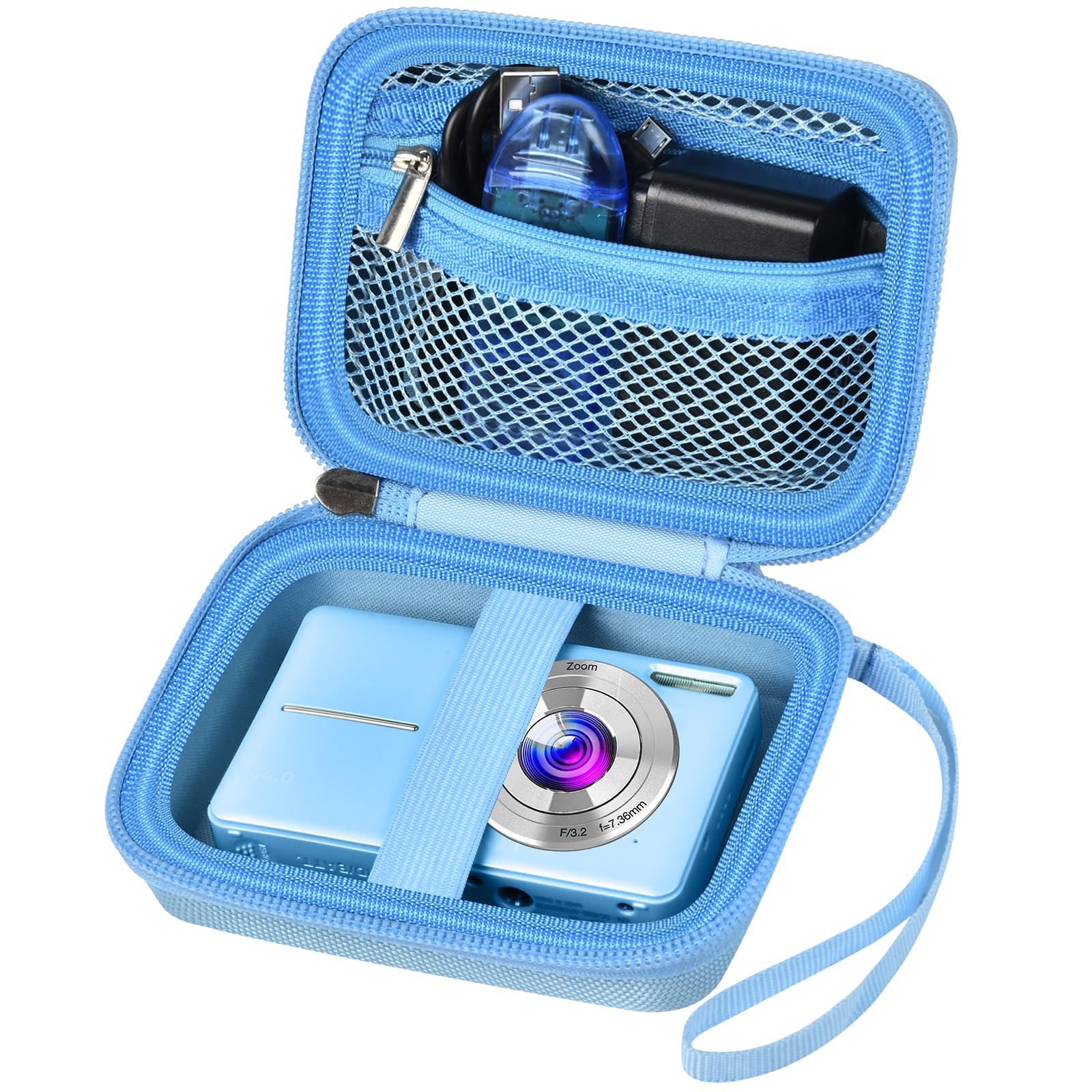 Digital Camera Case For VAHOIALD, Kodak and More | Protective Bag with SD Card Holder