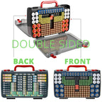 269 Slot Battery Organizer Case with Tester – Heavy Duty Storage Box for AA, AAA, 9V and More