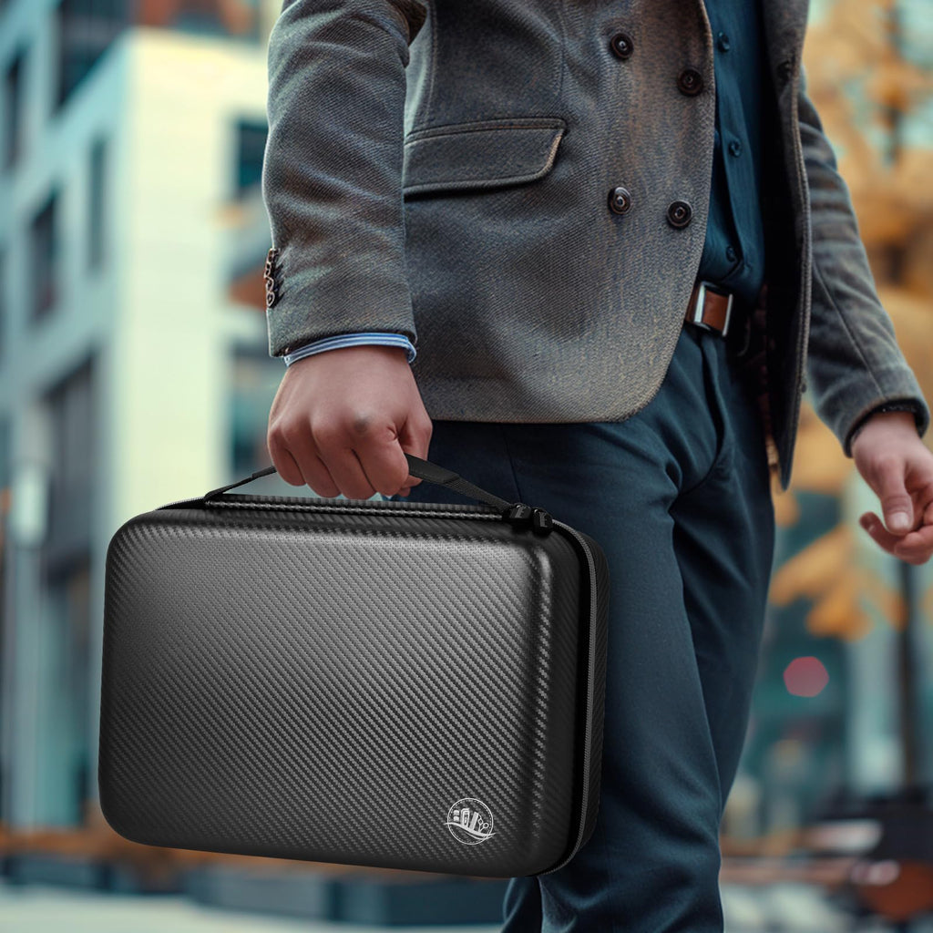 Professional Hair Clipper Travel Case – Portable Barber Organizer for Clippers, Guards and Grooming Tools