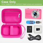 Digital Camera Case For VAHOIALD, Kodak and More | Protective Bag with SD Card Holder