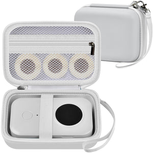 Label Maker Carrying Case Fits Phomemo, NIIMBOT and More– Protective EVA Bag with Mesh Pocket