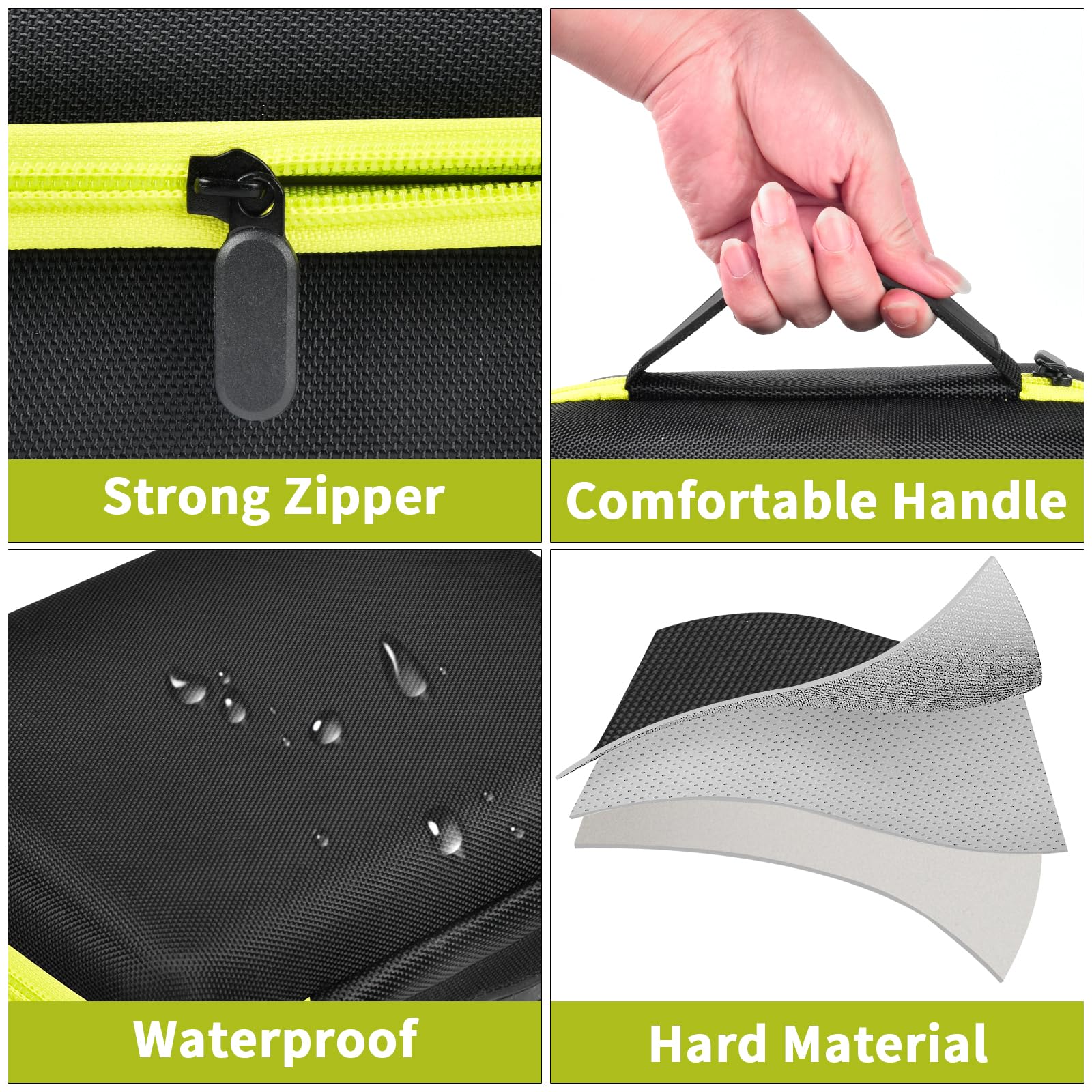 Portable Label Maker Case for P-Touch PTD220/210–Storage Organizer for Tapes and Accessories
