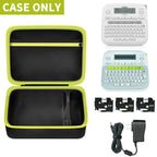 Portable Label Maker Case for P-Touch PTD220/210–Storage Organizer for Tapes and Accessories
