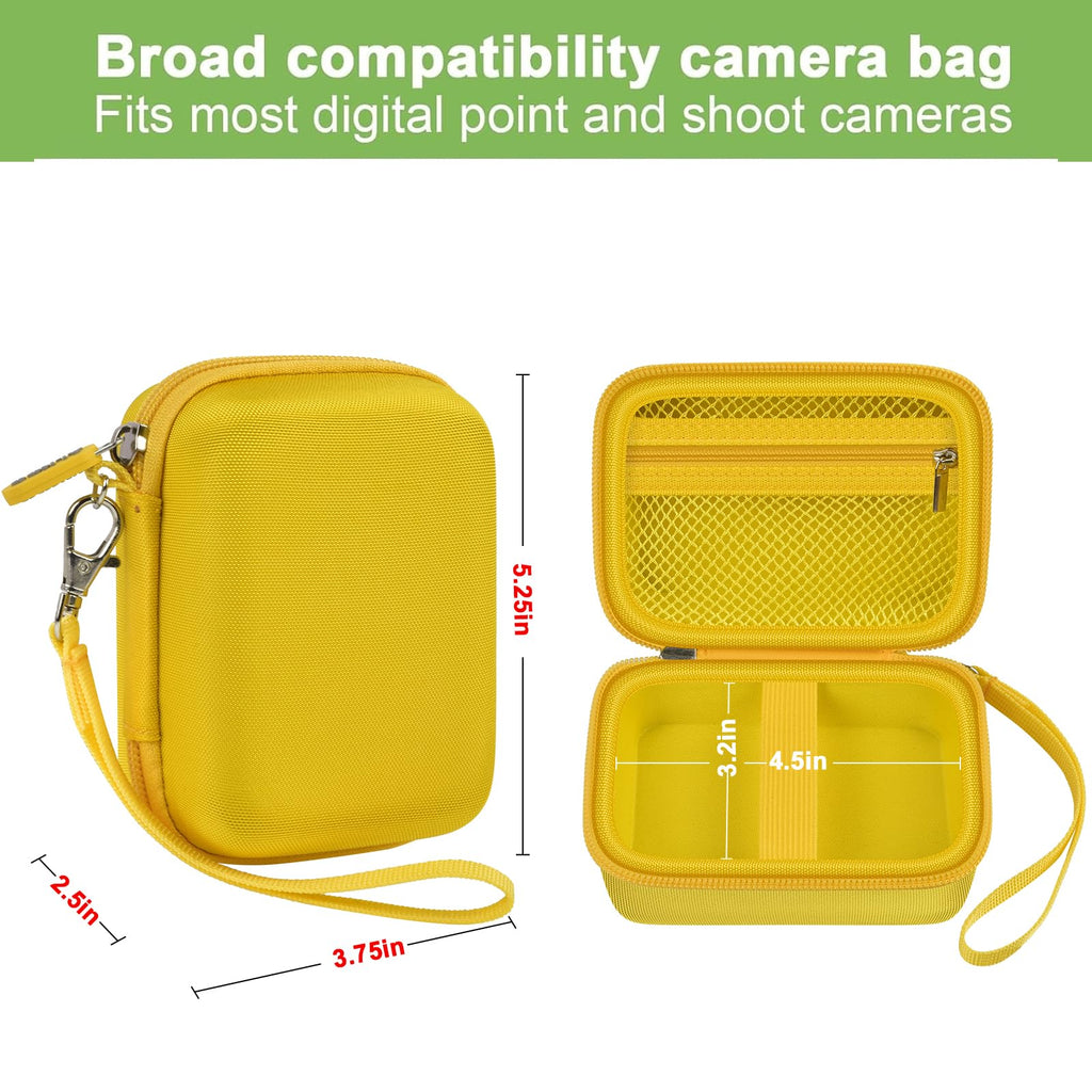 Digital Camera Case For VAHOIALD, Kodak and More | Protective Bag with SD Card Holder