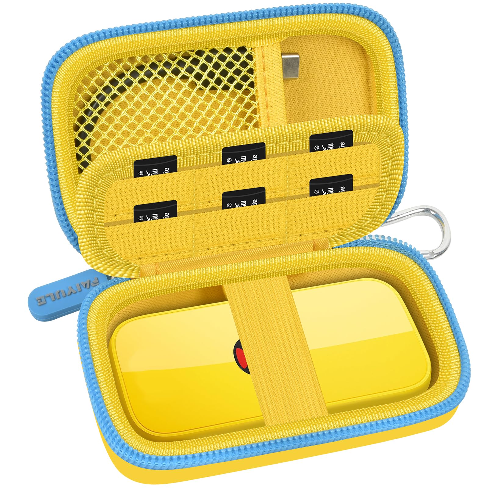 Portable SSD Case for SanDisk Extreme And Extreme PRO, Hard Shell Travel Storage  with SD Card Holder