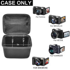 Vlogging Camera Case for 4K Digital Cameras–Portable Storage for Lens and Accessories