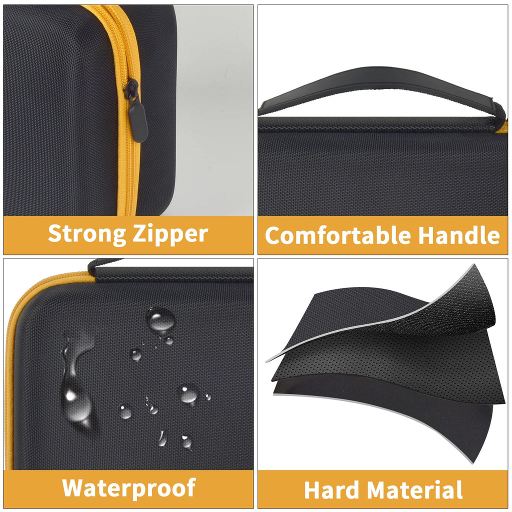 Portable Label Maker Case for P-Touch PTD220/210–Storage Organizer for Tapes and Accessories