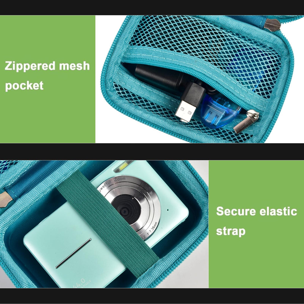Digital Camera Case For VAHOIALD, Kodak and More | Protective Bag with SD Card Holder