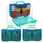 269 Slot Battery Organizer Case with Tester – Heavy Duty Storage Box for AA, AAA, 9V and More