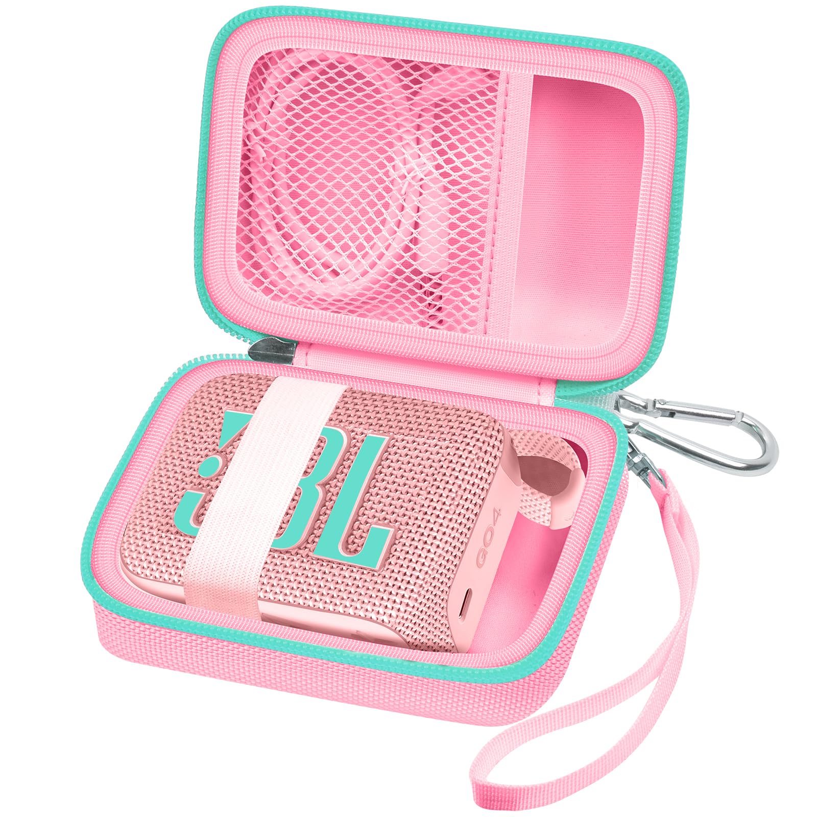Travel Case for JBL Go 4 / Go 3 / Go 2 Speaker – Shockproof Portable Storage Organizer