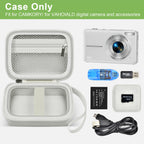Digital Camera Case For VAHOIALD, Kodak and More | Protective Bag with SD Card Holder