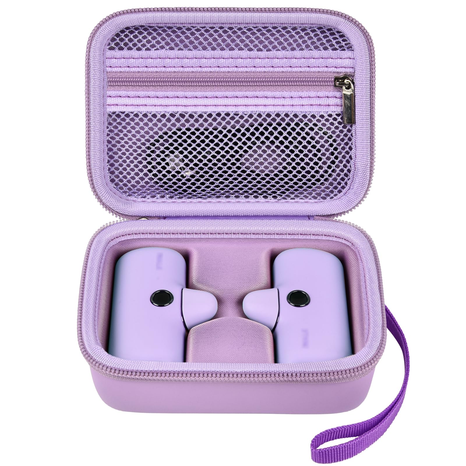 Portable Charger Case for Mini Power Bank, Hard Shell Travel Storage Bag with Cable Pocket