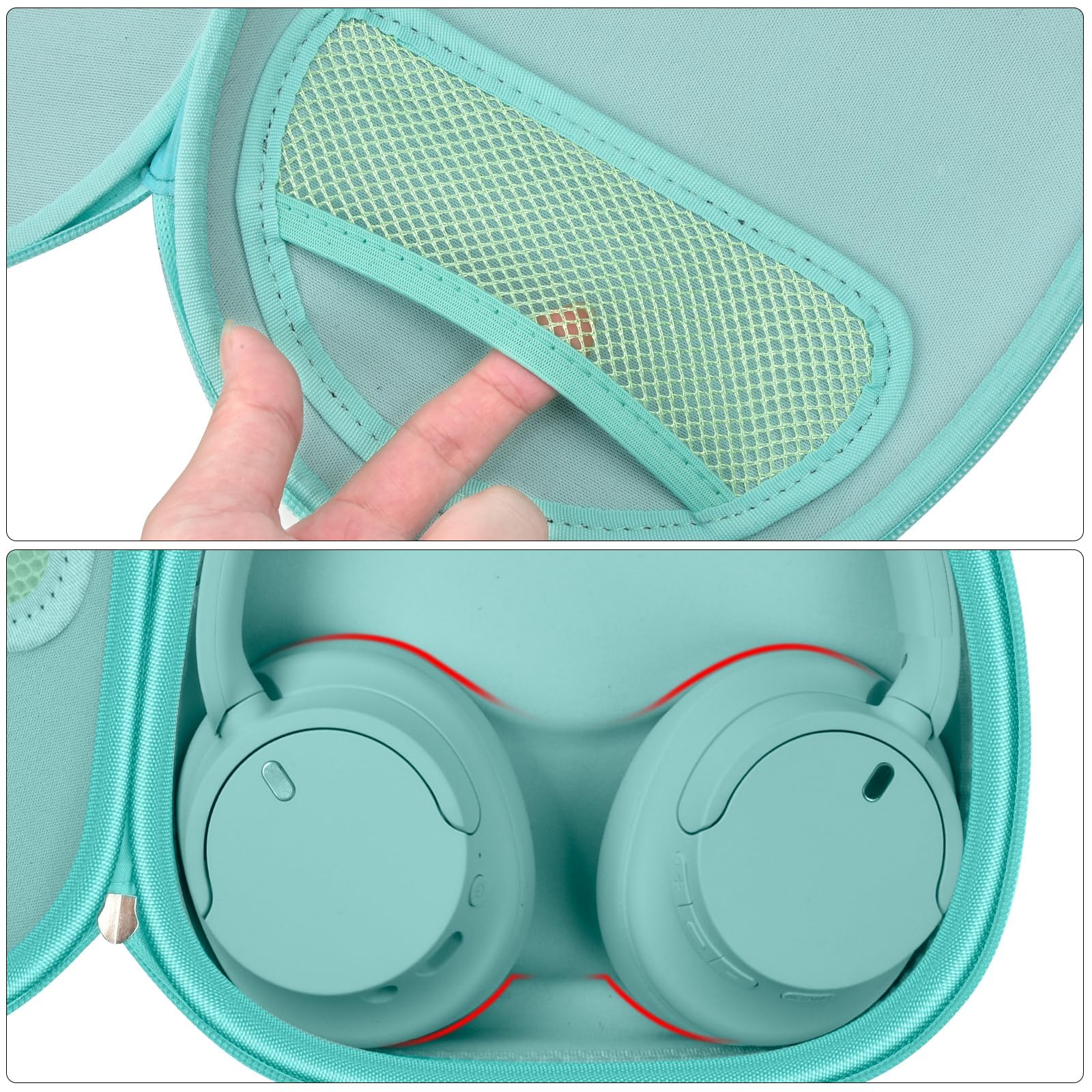 Headphone Carrying Case for Sony WH-CH720N and JBL Tune 720BT Wireless Headphones